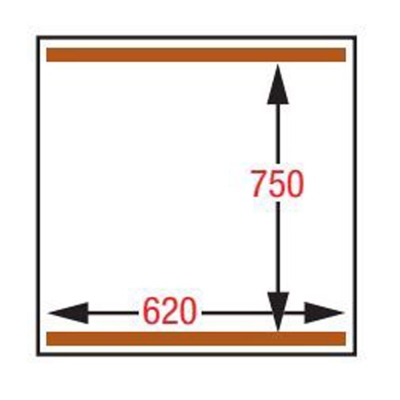 Machine sous-vide, double chambre 620x750xh210 mm. CF-175T/S